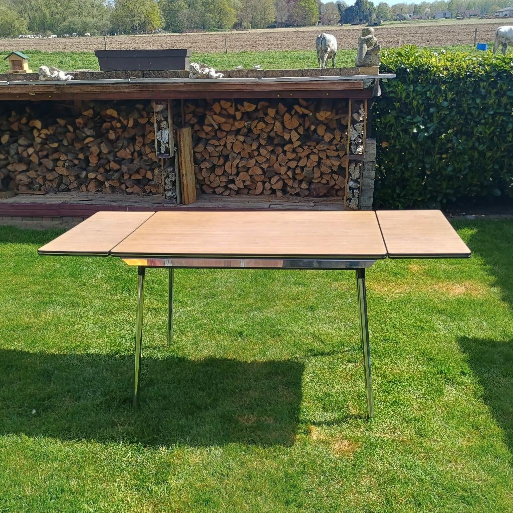Tafel – Uitschuifbare tafel formica, Maison & Meubles, Enlèvement