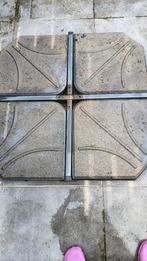 Parasol met voet, Tuin en Terras, Ophalen, Gebruikt, Zweefparasol