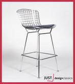 Knoll Bertoia Barstool Licht Blauw Wol (voorraad:3), Ophalen, Zo goed als nieuw