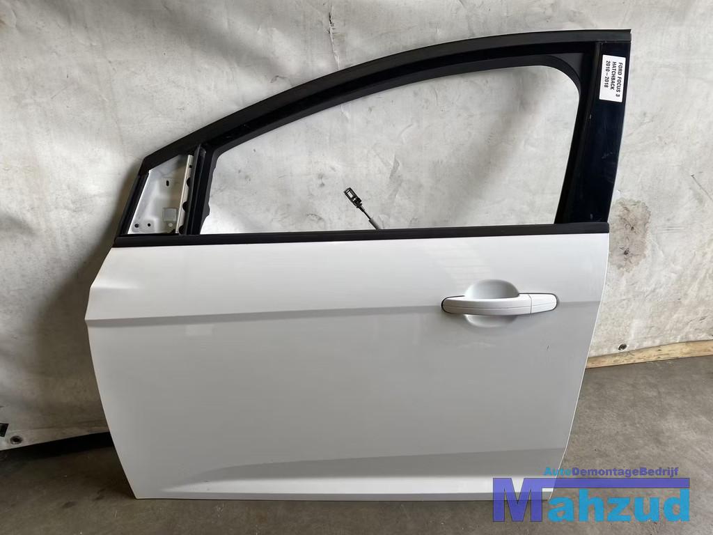 FORD FOCUS 3 Hatchback wit links voor deur portier 2010-2018, Auto-onderdelen, Carrosserie, Deur, Ford, Voor, Links, Gebruikt