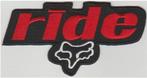 Fox Racing Ride stoffen opstrijk patch embleem #5, Verzenden
