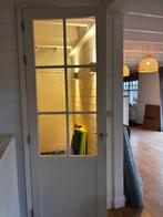 Porte MDF et vitrée (232x83), 75 à 150 cm, Enlèvement, Utilisé, Vitre comprise