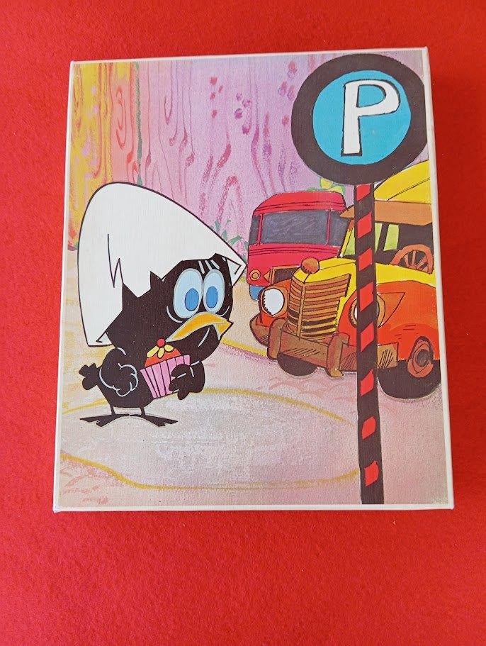 Ancien Puzzle " Calimero" Vintage collection 70's, Collections, Enlèvement ou Envoi, Autres types