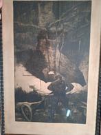 Maurice Langaskens : La Forge, gravure épreuve d'artiste, Enlèvement ou Envoi