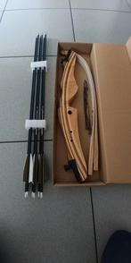 Recurve boog 68"22#RH en Carbone pijlen, Sport en Fitness, Ophalen of Verzenden