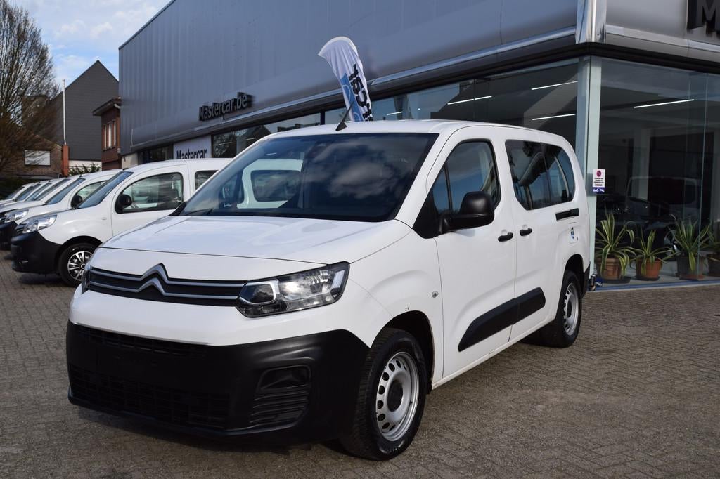 Citroën Berlingo 1.5 Blue Hdi Lang Chassis, 75 kW, Stof, Gebruikt, Wit