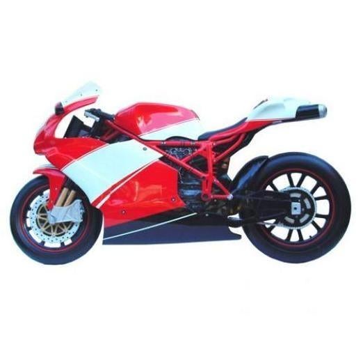 Décoration murale pour moto 180 cm - moto avec lumière, Enlèvement, Neuf