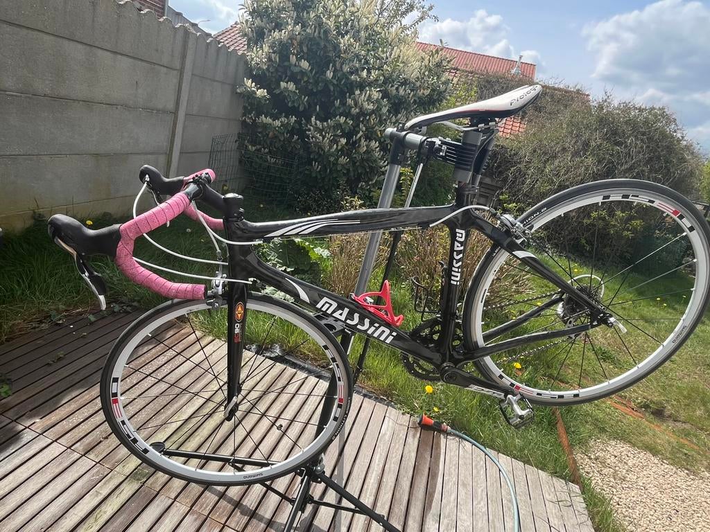 Koersfiets - dames - maat 48 - carbon - ultegra, Ophalen, Gebruikt