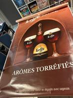 Poster grande dimension leffe brune, Collections, Marques de bière, Enlèvement, Utilisé, Panneau, Plaque ou Plaquette publicitaire