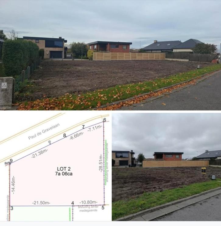 Bouwgrond te koop in Veurne 706 m2, Immo, Gronden en Bouwgronden, 500 tot 1000 m², Verkoop zonder makelaar