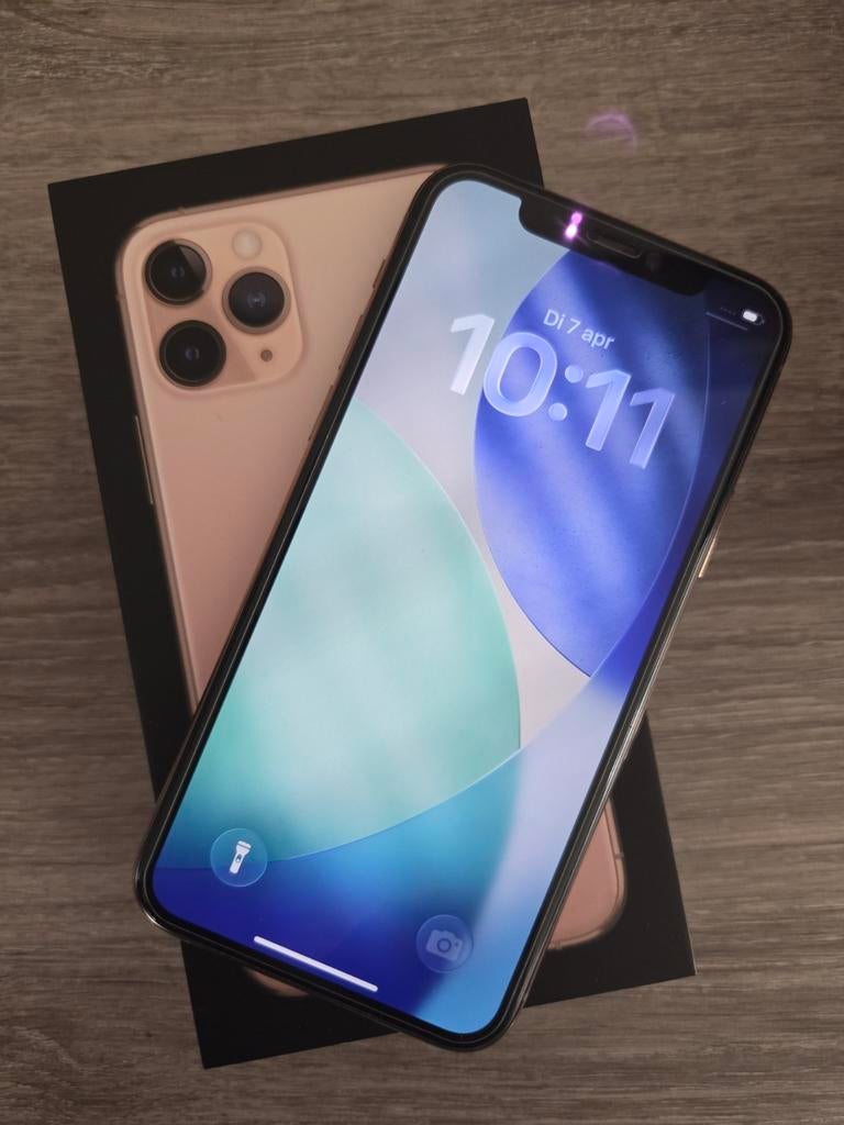 iPhone 11 Pro 256GB Gold/Rose Gold + accessoires, Telecommunicatie, Mobiele telefoons | Apple iPhone, Ophalen of Verzenden, IPhone 11