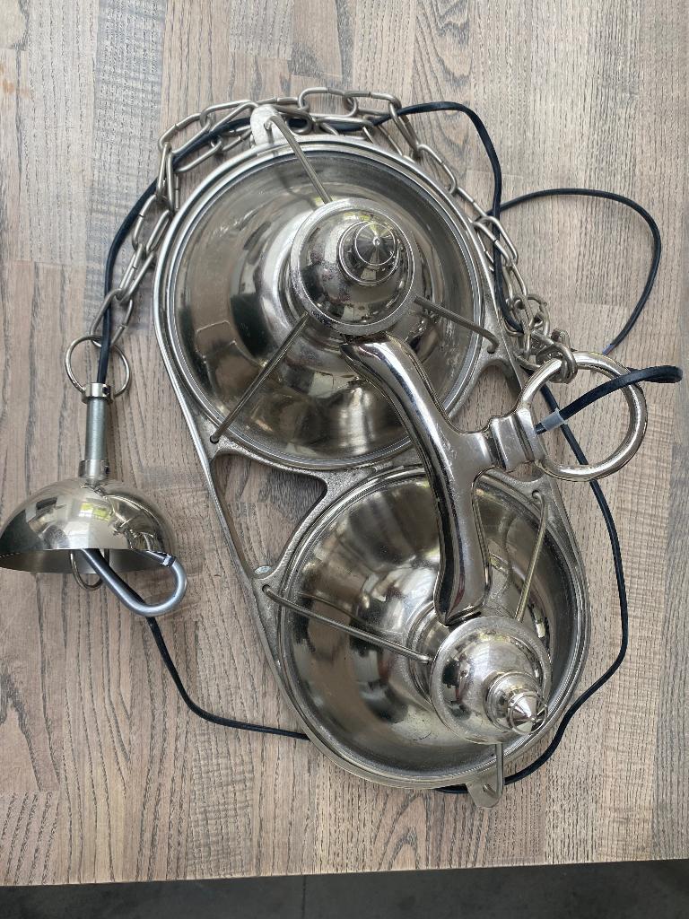 Hanglamp nautische stijl, Ophalen, Zo goed als nieuw, Glas, Nautisch