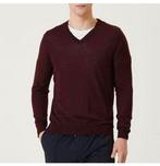 Pal Zileri - M heren Kaşmir Claret rode kasjmier trui V-hals, Ophalen of Verzenden, Zo goed als nieuw, Maat 48/50 (M), Rood
