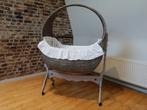 Berceau bébé en rotin taupe à bascule, Enfants & Bébés, Enlèvement, Berceau