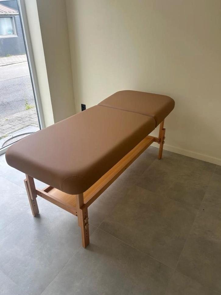 Houten massagetafel voor Spa met rugleuning, Sport en Fitness, Massageproducten, Nieuw, Massagetafel, Ophalen of Verzenden