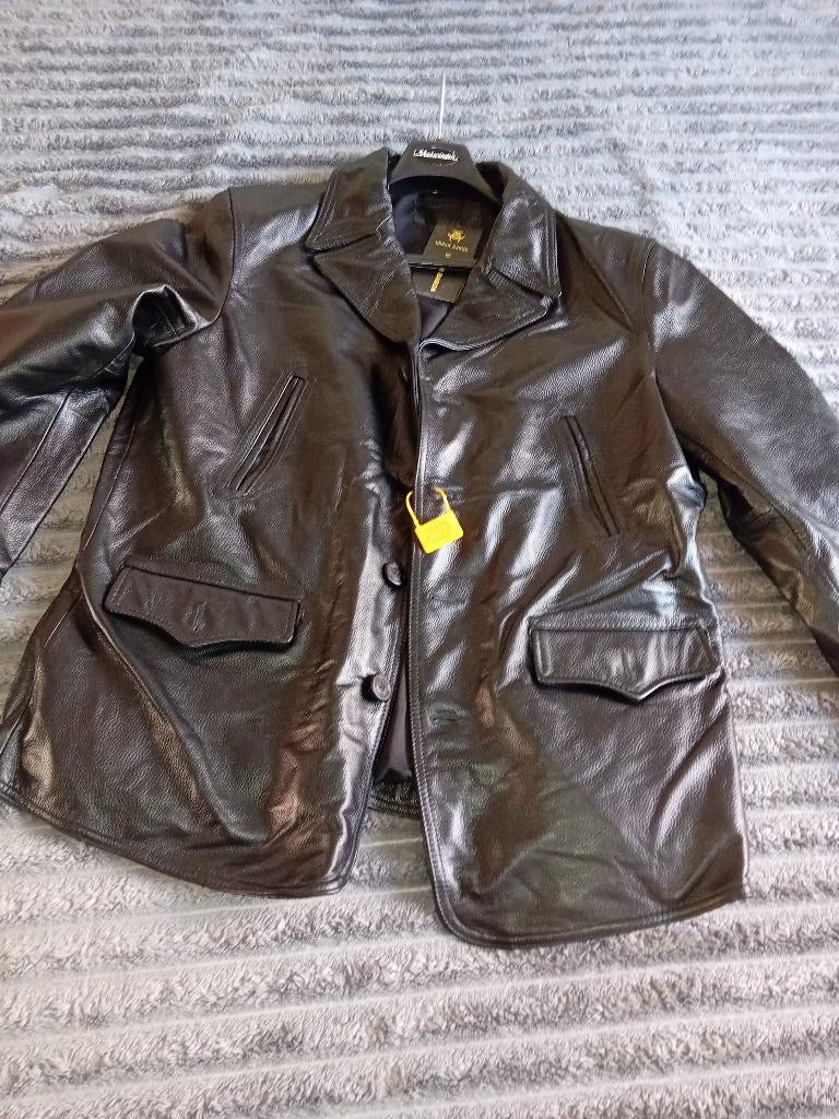 Blouson en cuir xxl, Enlèvement ou Envoi, Manteau | cuir, Aucune, Neuf, avec ticket