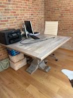 Landelijke vierkante houten tafel 150cm, 100 à 150 cm, Cinq personnes ou plus, Carré, Enlèvement