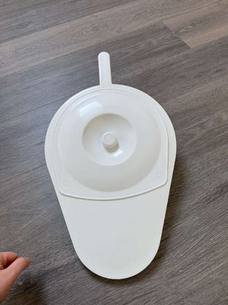 Bedpan plastiek, Ophalen, Gebruikt