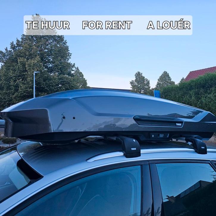 Dakkoffer thule motion 3 XT XL met 500l inhoud TE HUUR, Auto diversen, Dakkoffers, Ophalen