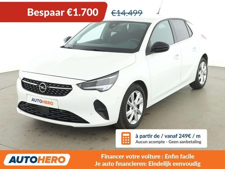 Opel Corsa 1.2 Turbo Elegance (bj 2022), Auto's, Opel, Te koop, Corsa, 360° camera, ABS, Airbags, Airconditioning, Android Auto
