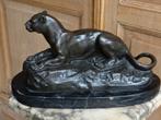 brons bronzen beeld barye, panter , luipaard, Antiek en Kunst, Ophalen of Verzenden, Brons