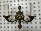 Vintage kopermessing wandlamp, Ophalen, Nieuw, Metaal, Franse Louis-stijlen