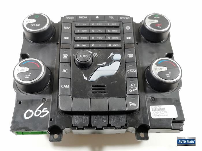 Panneau de commandes chauffage d'un Volvo V60, -, 3 mois de garantie, -, -