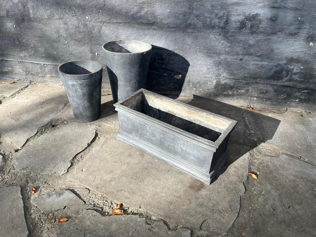 Loden bloempotten, Ophalen, Gebruikt