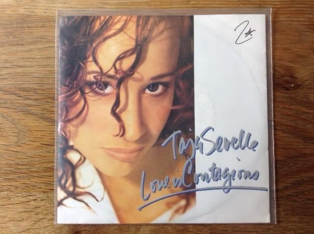 single taja sevelle, Cd's en Dvd's, Vinyl Singles, 7 inch, Ophalen of Verzenden, Fotohoes, R&B en Soul
