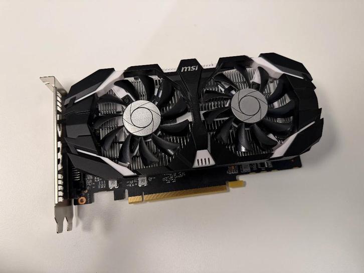 MSI Geforce GTX 1050 Ti 4GT OC, Computers en Software, Videokaarten, Zo goed als nieuw, Nvidia, GDDR5, HDMI, DVI, Ophalen of Verzenden