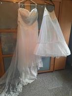 Trouwjurk maat 54/56, Kleding | Dames, Ophalen of Verzenden, Zo goed als nieuw, Wit, Trouwjurk