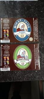 Allerlei  bieretiketten witkap pater br Slaghmuylders Ninove, Verzamelen, Ophalen