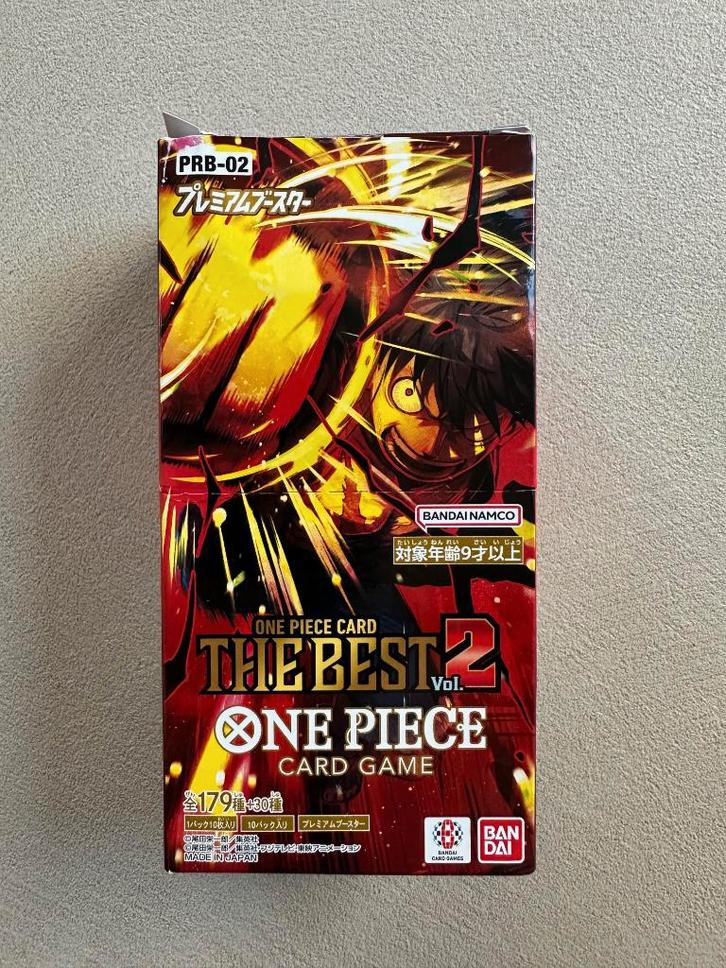 One Piece TCG – The Best Vol.2 PRB-02 (JP) - Japan, Hobby en Vrije tijd, Verzamelkaartspellen | Overige, Nieuw, Boosterbox, Foil