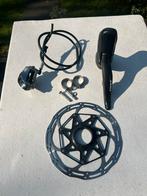 Manette gauche SRAM Red eTap + disque étrier – Très bon état, Enlèvement ou Envoi, Comme neuf, Vélo de course, Autres types