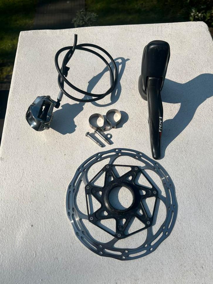 Manette gauche SRAM Red eTap + disque étrier – Très bon état, Vélos & Vélomoteurs, Vélos Pièces, Comme neuf, Vélo de course, Enlèvement ou Envoi
