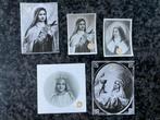 5 x oude reliek / relikwie Heilige Theresia van Lisieux, Ophalen of Verzenden, Zo goed als nieuw, Kaart of Prent, Christendom | Katholiek