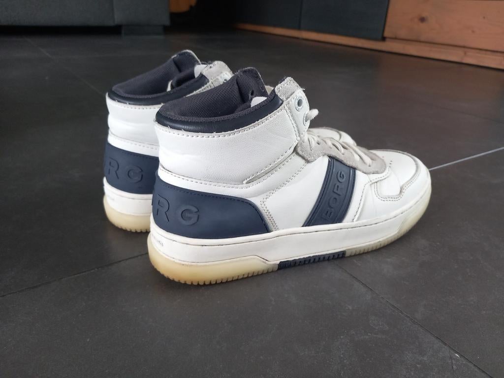 Hoge sneakers, Björn Borg, maat 41, Ophalen of Verzenden, Bjorn borg, Gedragen, Wit