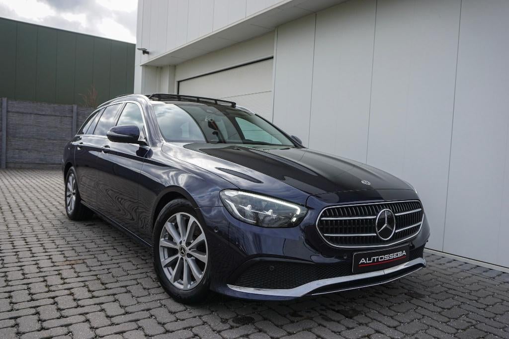 Mercedes E200d Aut. Break Pano/Camera/Garantie, Automaat, Lichtsensor, Achterwielaandrijving, Euro 6