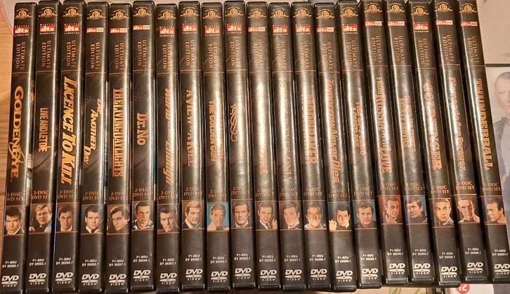 James Bond Collectie, CD & DVD, DVD | Action, Comme neuf, Action, Enlèvement