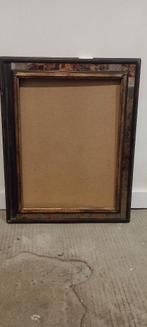 Cadre ancien doré à patine vintage – Format 30x40 cm, c46, Enlèvement, Utilisé, Bois