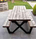 Tuintafel, Ophalen, Gebruikt, Rechthoekig, Hout