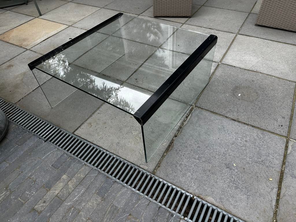 Glazen  salontafel Galotti & Radice, Maison & Meubles, Tables | Tables de salon, Moins de 50 cm, Vintage - design jaren 80, 50 à 100 cm