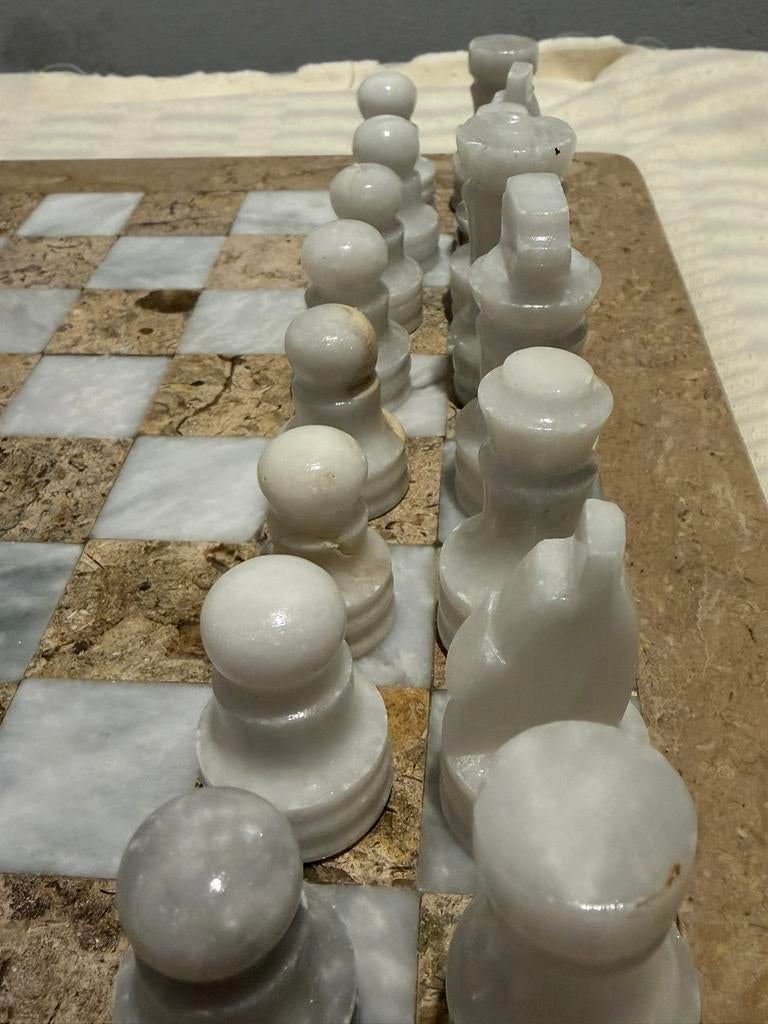 Échiquier en marbre, Hobby & Loisirs créatifs, Jeux de société | Jeux de plateau, 1 ou 2 joueurs, Enlèvement, Comme neuf