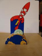 Tirelire en bois Vilac - Tintin - La fusée, Enlèvement ou Envoi, Tintin, Comme neuf, Statue ou Figurine