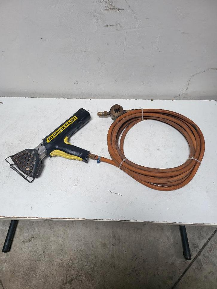 Shrinkfast 998 warmtepistool met slang en debietregelaar, Auto diversen, Autogereedschap, Gebruikt, Ophalen of Verzenden