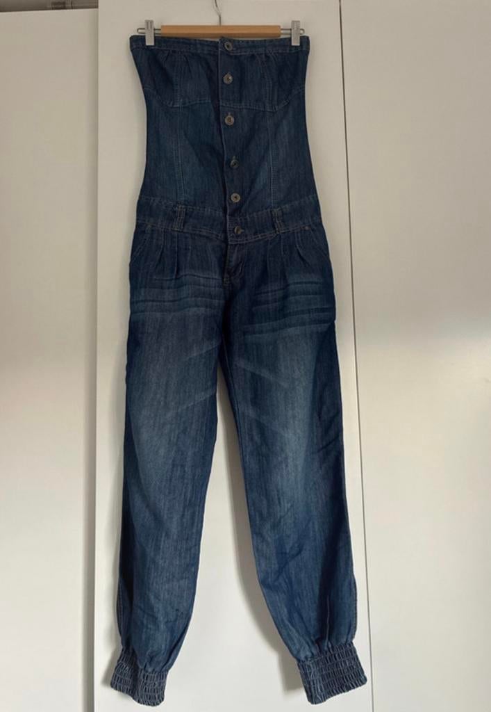 Jumpsuit Jeans - s, Kleding | Dames, Jumpsuits, Ophalen, Nieuw, Maat 36 (S), Blauw