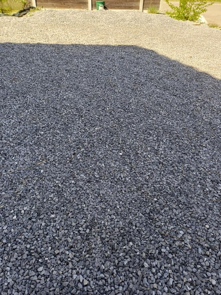 Steentjes kiezels grind, Ophalen