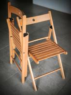 2 chaises Ikea FRÖSVI en bois pliante, Enlèvement, Utilisé, Bois