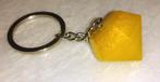 sleutelhanger gele diamant met glitter, Enlèvement ou Envoi, Neuf
