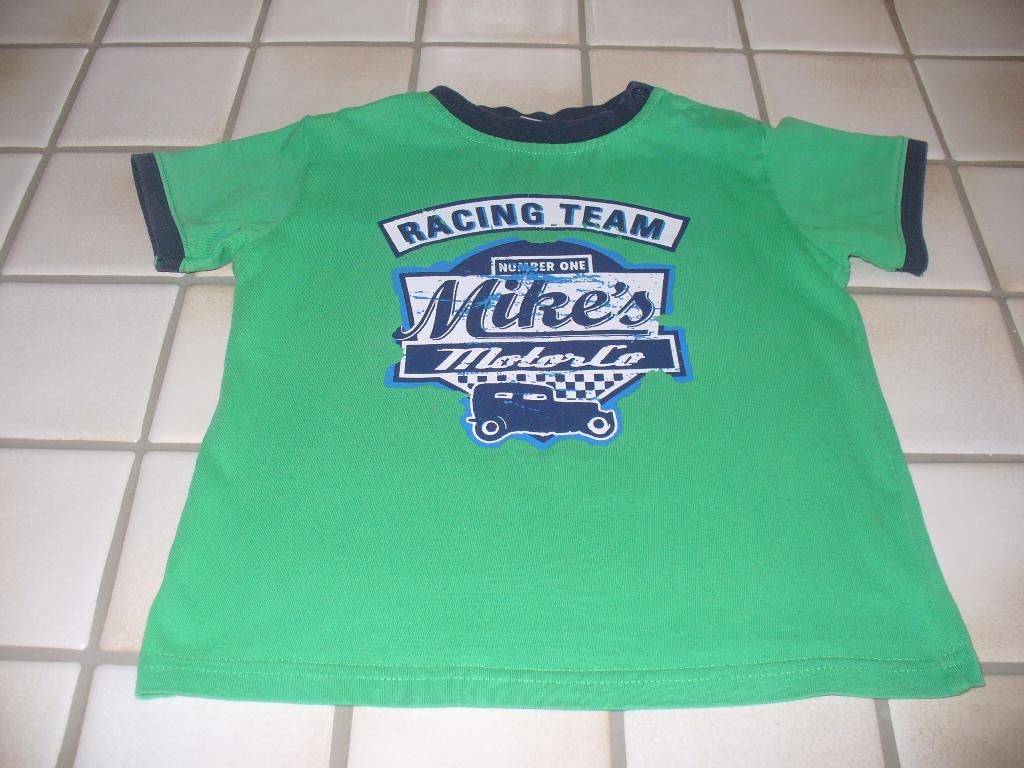 T-shirt Racing Team maat 86, Kinderen en Baby's, Babykleding | Maat 86, Ophalen of Verzenden, Zo goed als nieuw, Jongetje, Shirtje of Longsleeve